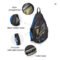 Mixi One Shoulder Chest Bag Men Travel Black