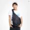 Mixi One Shoulder Chest Bag Men Travel Black