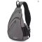 Mixi One Shoulder Chest Bag Men Travel Black