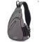 Mixi One Shoulder Chest Bag Men Travel Black