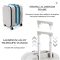 Mixi Patent Design Aluminum Frame Suitcase