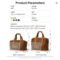 Mixi Women’s Large Capacity Foldable Travel Duffle Bag