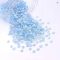 Mocha Light Blue Glass Flatback Rhinestones Set SS4-SS30