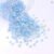 Mocha Light Blue Glass Flatback Rhinestones Set SS4-SS30