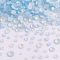 Mocha Light Blue Glass Flatback Rhinestones Set SS4-SS30