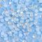 Mocha Light Blue Glass Flatback Rhinestones Set SS4-SS30