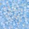 Mocha Light Blue Glass Flatback Rhinestones Set SS4-SS30