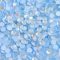 Mocha Light Blue Glass Flatback Rhinestones Set SS4-SS30