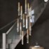 Nordic Ceramic LED Ginkgo Leaf Chandelier Modern Light