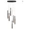 Modern LED Spiral Crystal Pendant Light Duplex Chandelier
