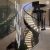Modern LED Spiral Staircase Chandelier for Living Room