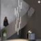 Modern LED Spiral Staircase Chandelier for Living Room