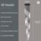 Modern LED Spiral Staircase Pendant Chandelier Nordic Luxury