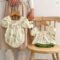 My Sister Me Baby Princess Puff Sleeve Bunny Bodysuit