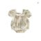 My Sister Me Baby Princess Puff Sleeve Bunny Bodysuit