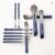 MyDestiny 11pcs Blue Makeup Brush Set Super Soft