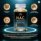 NAC + Glutathione Antioxidant Skin Support 120 Capsules