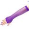 Neon Fishnet Fingerless Long Gloves Women Party Wear