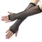 Neon Fishnet Fingerless Long Gloves Women Party Wear