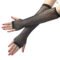 Neon Fishnet Fingerless Long Gloves Women Party Wear