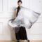 New Luxury Real Silk Modal Summer Gradient Scarf