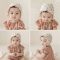 Newborn Floral Ear Protection Princess Sun Hat