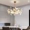 Nordic Ceramic LED Ginkgo Leaf Chandelier Modern Light
