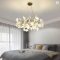 Nordic Ceramic LED Ginkgo Leaf Chandelier Modern Light