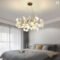 Nordic Ceramic LED Ginkgo Leaf Chandelier Modern Light