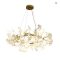 Nordic Ceramic LED Ginkgo Leaf Chandelier Modern Light
