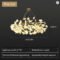 Nordic Ceramic LED Ginkgo Leaf Chandelier Modern Light