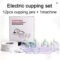 OIMG Electric Cupping Therapy Set Machine with 12 Vacuum Cups