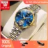 OLEVS Quartz Watch Stainless Steel Luxury Watch Women