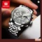 OLEVS Chronograph Watch Moon Phase Quartz Watch Men