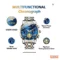 OLEVS Chronograph Watch Moon Phase Quartz Watch Men