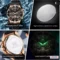 OLEVS Quartz Watch Calendar Window Silicone Strap Men