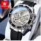 OLEVS Quartz Watch Calendar Window Silicone Strap Men
