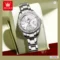 OLEVS Quartz Watch Diamond Bezel Date Watch Women