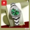OLEVS Quartz Watch Diamond Bezel Date Watch Women