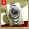 OLEVS Quartz Watch Diamond Bezel Date Watch Women