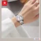 OLEVS Quartz Watch Diamond Bezel Date Watch Women