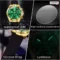 OLEVS Quartz Watch Moon Phase Luminous Watch Men