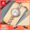 OLEVS Quartz Watch Pearl Chain Automatic Date Women