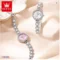 OLEVS Quartz Watch Pearl Chain Automatic Date Women