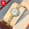 OLEVS Quartz Watch Pearl Chain Automatic Date Women