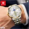 OLEVS Quartz Watch Stainless Steel Day Date Men