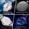 OLEVS Quartz Watch Stainless Steel Day Date Men