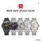 OLEVS Quartz Watch Stainless Steel Day Date Men