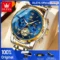 OLEVS Roman Dial Quartz Watch Luminous Watch Men