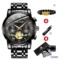 OLEVS Roman Dial Quartz Watch Luminous Watch Men